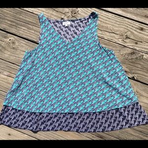 🦓Crown&Ivy zebra print top🦓